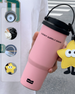 Large Capacity Insulated Coffee Tumbler with Straw - Image 6