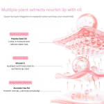 NOVO White Pond Flower Seed Oil Lip Mask – Moisturizing Lip Care, Light & Easy Absorbing Lip Powder - Image 3