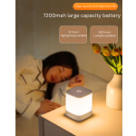 Rechargeable Touch Night Light for Nursing, Eye-Caring Bedside Lamp for Sleep - Image 3