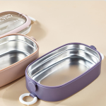 Japanese Double-Layer Stainless Steel Lunch Box – Portable & Leak-Proof Bento for Adults - Image 3