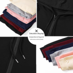 Silver Fox Fleece Cotton Hoodie for Women | Lazy Chic Art Student Pullover in Soft Pink 450GSM - Image 9