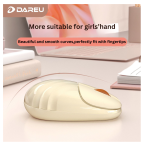 Dareu Wave Pattern Wireless Mouse – Silent, Rechargeable, Bluetooth & 2.4G, Universal for Desktop & Laptop - Image 3