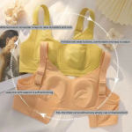Seamless Wireless Bra – Plus Size, Thin & Breathable, Anti-Sag, Rabbit Ear Detail - Image 3
