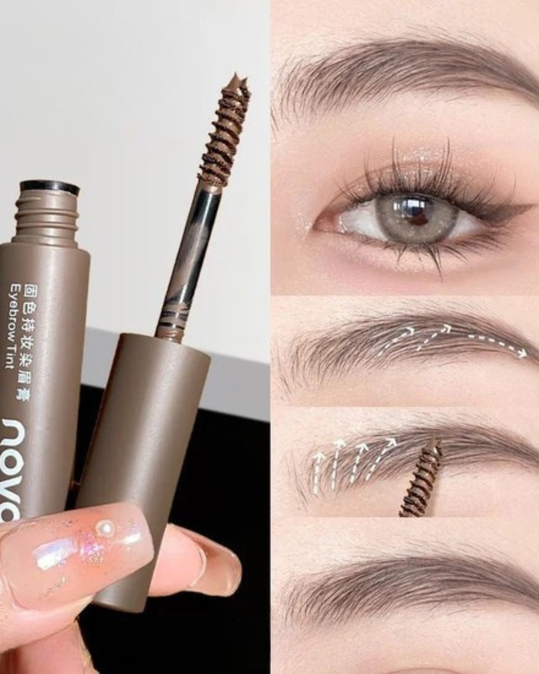 3_61f2633f-8e18-4806-985a-60a16b339c23 NOVO Semi-Permanent Waterproof Eyebrow Tint Gel - Image 1