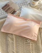 Seamless Ice Silk Strapless Push-Up Bra Set for Small Bust - Image 11