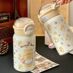 Cute Yellow Butter Bear 316 Stainless Steel Thermos Cup – Large Capacity, Stylish Birthday Gift for Friends - Image 4