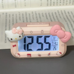 Hello Kitty Mini Alarm Clock – Cute Luminous Bedside Clock for Dorms and Students - Image 3