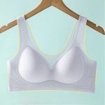 Ultra-Thin Seamless Bra for Women – Breathable Ice-Silk, Sweat-Absorbing, Gathered Support - Image 3