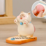 Cute Siamese Cat Phone Stand – Desktop & Bedside Decorative Holder - Image 3