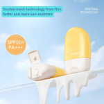 NOVO Brightening & Whitening Sunscreen SPF50 – Waterproof, Sweat-Resistant & Full-Body UV Protection - Image 3