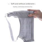 Large Size Nursing Bra – Breathable, Seamless, Front Buckle Feeding Bra with Anti-Sagging Support - Image 3