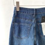 White High-Waist Wide-Leg Jeans – Loose Straight Stretch Denim Pants for Women - Image 9