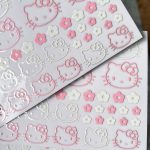 Hello Kitty Line Art Waterproof Crystal Transfer Stickers for Phone Case, Cup & Accessories - Image 4