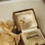 Yellow Crystal Glass Cabochon Ring – Silver Alloy Ring - Image 4