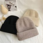 Women’s Double-Layer Rabbit Fur Knit Beanie - Image 10