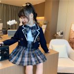 Girls Preppy School Uniform Set - Image 3