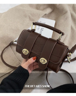 Vintage Style Small Crossbody Top Handle Bag - Image 19
