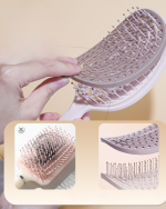 Curved Volume Lift Comb with Massage Cushion for Long and Curly Hair - Image 3