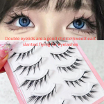 Dream Deer Self-Adhesive Fox Eye Fairy Lashes - Slanted Rabbit & Devil One-Piece Design - Image 3