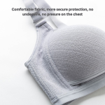 Large Size Nursing Bra – Breathable, Seamless, Front Buckle Feeding Bra with Anti-Sagging Support - Image 4