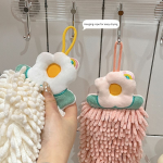 Super Absorbent Adorable Chenille Hand Towel - Quick-Dry Cartoon Design for Bathroom & Kitchen - Image 4