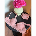 Plus Size Ultra-Thin Lace Minimizing Bra Set – Sexy French Style Lingerie - Image 11