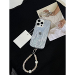 Laser Feather Tulle Rhinestone Bracelet iPhone Case - Premium Protection for iPhone - Image 5