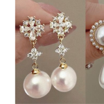 Vintage French Tassel Pearl Earrings – Light Luxury Statement Jewelry - Image 9