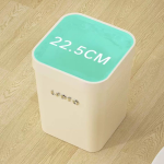 Modern Luxe Aesthetic Trash Can – Large Capacity Home Bin - Image 8