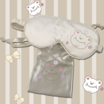 Cute Bear and Bunny Silk Sleep Mask – Breathable, Eye Fatigue Relief - Image 2