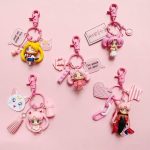 Cute Sailor Moon Keychain – Korean INS Style Girly Car Keychain for Couples - Image 2