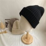 Women’s Double-Layer Rabbit Fur Knit Beanie - Image 5