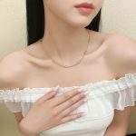 Minimal Titanium Steel Chain Choker Necklace for Women - Image 2