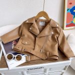 Faux Leather Biker Jacket - Image 11