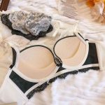 Red Lace Wireless Push-Up Bra for Small Bust Bridal Lingerie - Image 9