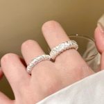 Chinese Style Brushed Open Ring – Luxury Adjustable Couple Ring - Image 6