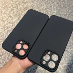 Minimalist Black Anti-Slip Phone Case – Full Protective Shockproof Cover - Image 9