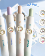 Kaba Bear Face-Changing Click Gel Pen 0.5mm Quick-Dry Black Ink - Image 6