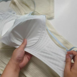Plaid Seamless Wireless Bra – Cooling Comfortable Thin Cup for Natural Shape - Image 4