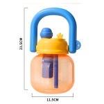 Internet celebrity big belly cup large capacity children's plastic water cup summer portable kettle student straw cup portable kettle customization - Image 5