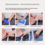 Handmade Klein Blue Gradient Press-On Nails – Light Luxury Irregular Detachable Nail Set - Image 4