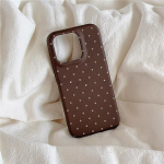 Korean INS Style Polka Dot Phone Case – Simple Solid Color Design - Image 5