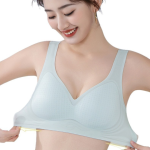 Ultra-Thin Seamless Bra for Women – Breathable Ice-Silk, Sweat-Absorbing, Gathered Support - Image 5