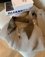 Lazy Soft Knit Zip-Up Cardigan Sweater Women Elegant Outerwear - Image 6