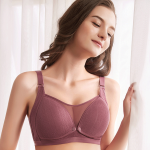 Large Size Nursing Bra – Breathable, Seamless, Front Buckle Feeding Bra with Anti-Sagging Support - Image 5