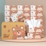 Douyin Trendy Large Flower Tissue Box (Full Box) - Affordable Household Paper Towels, Napkins, Baby Face Wipes, Toilet Paper Set - Image 7