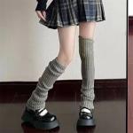 Lolita Knit Over-the-Knee Socks | Slimming & Versatile Mid-Length Japanese JK Calf Covers for Women - Image 5