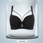 Seamless Bra for Women – Gathered, Side Support, Thin and Stylish Design
