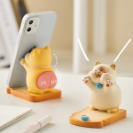 Cute Siamese Cat Phone Stand – Desktop & Bedside Decorative Holder - Image 7