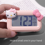 Hello Kitty Mini Alarm Clock – Cute Luminous Bedside Clock for Dorms and Students - Image 5